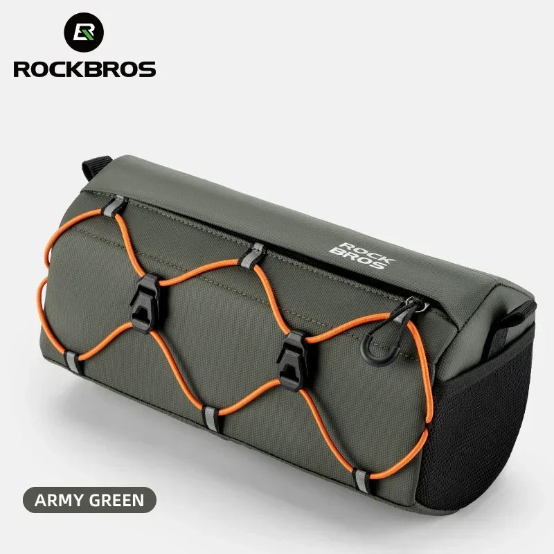 Bicycle Handlebar Bag 2.2L Multifunctional Mtb Road Cycling Bike Bag Adjustable Shoulder Bag 3D Design Bicycle Packet