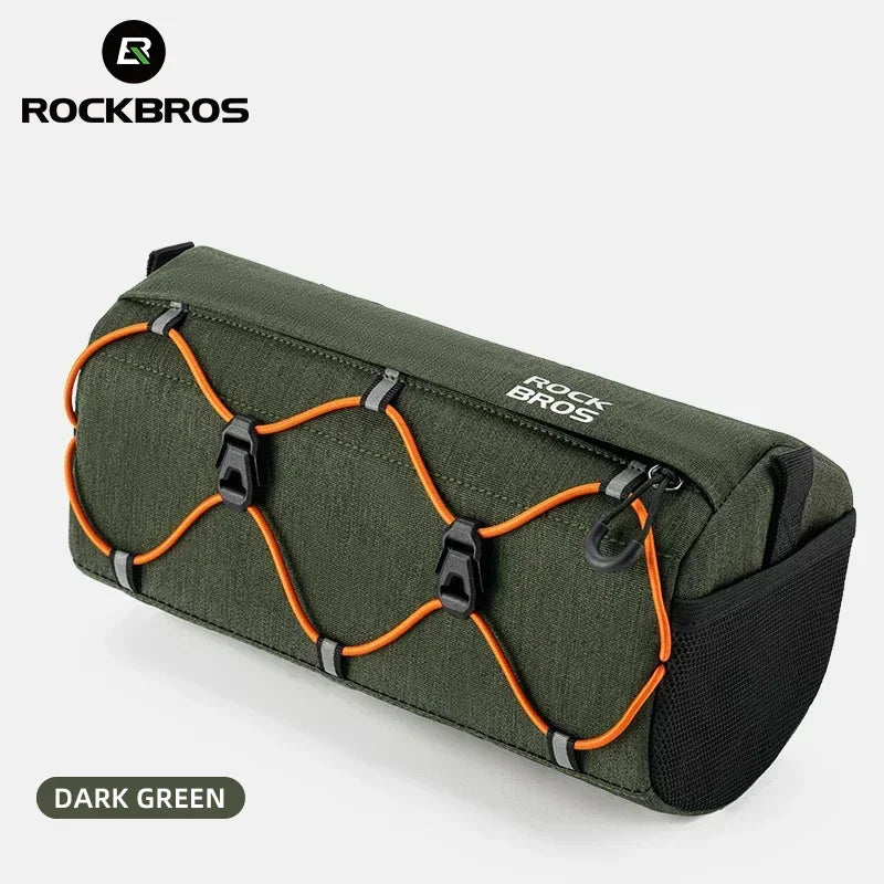 Bicycle Handlebar Bag 2.2L Multifunctional Mtb Road Cycling Bike Bag Adjustable Shoulder Bag 3D Design Bicycle Packet