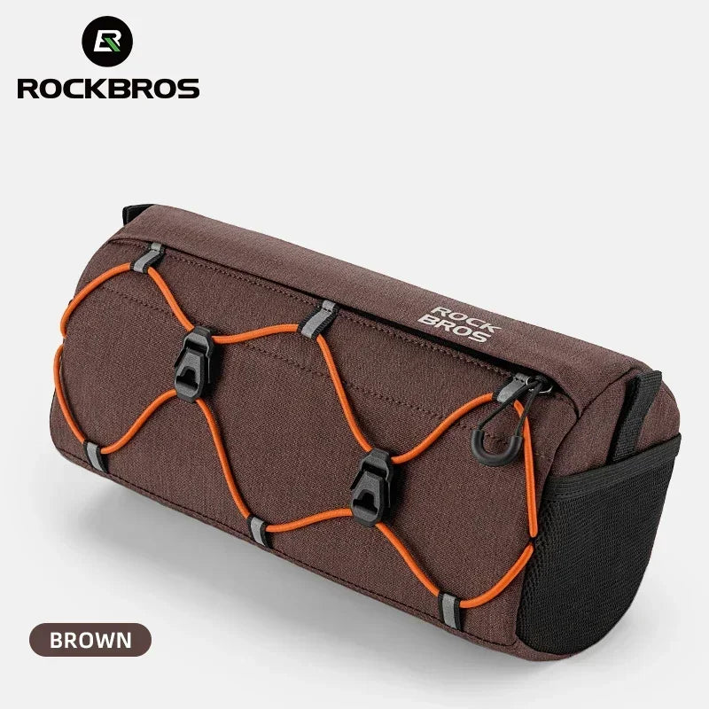 Bicycle Handlebar Bag 2.2L Multifunctional Mtb Road Cycling Bike Bag Adjustable Shoulder Bag 3D Design Bicycle Packet