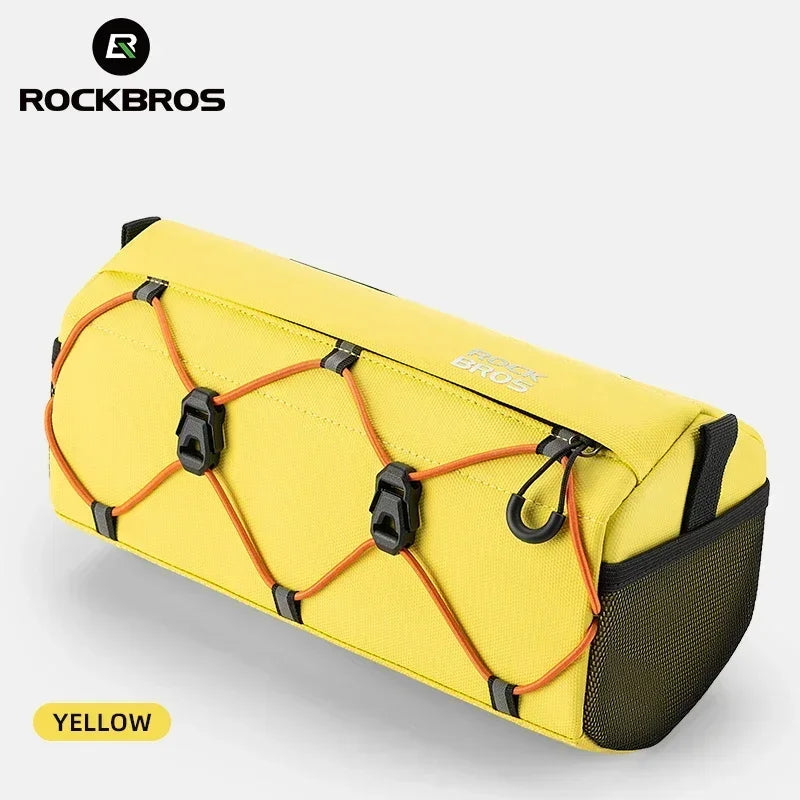 Bicycle Handlebar Bag 2.2L Multifunctional Mtb Road Cycling Bike Bag Adjustable Shoulder Bag 3D Design Bicycle Packet