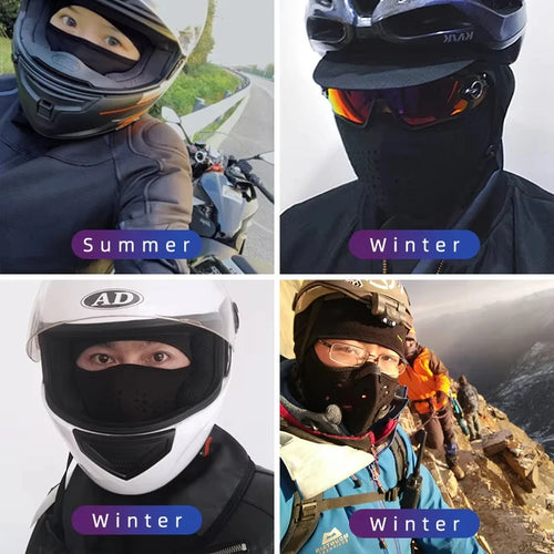 Bicycle Face Mask Winter Scarf Keep Warm Motorbike Balaclava Fishing Skiing Outdoor Cycling Scarf Motorcycle Scarf Bike