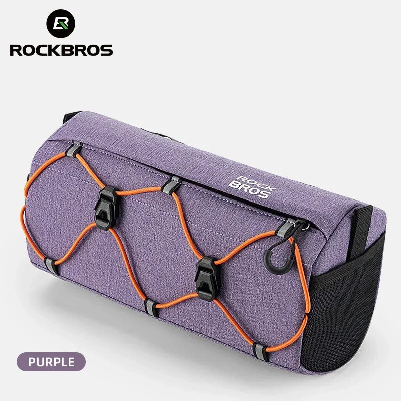 Bicycle Handlebar Bag 2.2L Multifunctional Mtb Road Cycling Bike Bag Adjustable Shoulder Bag 3D Design Bicycle Packet